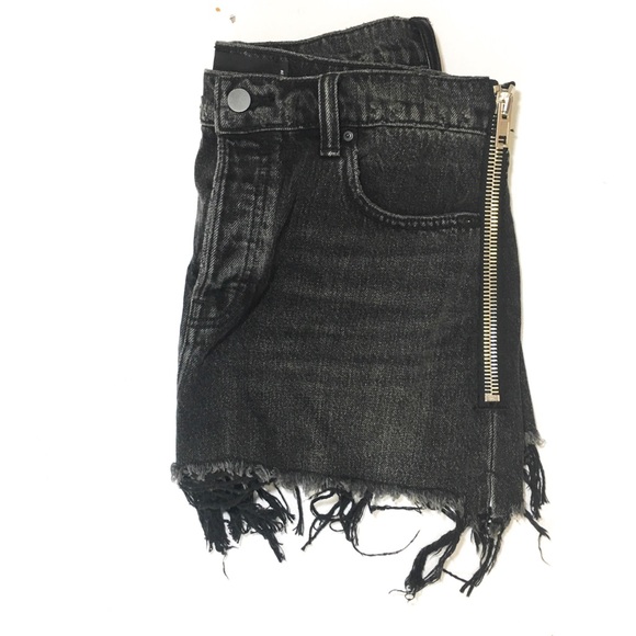 Alexander Wang x denim side zip skirt - Picture 6 of 7